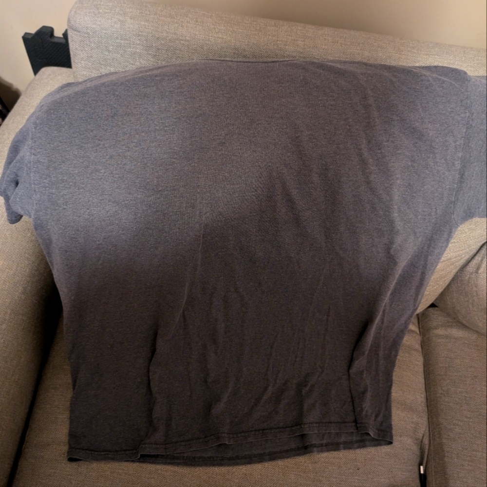 Plain, Thick Blue-Gray Tshirt 2XL or 2XLT